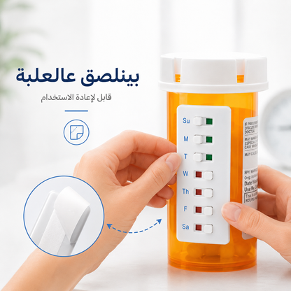 خلص وجع الراس مع مذكّر الدوا الأسبوعي.